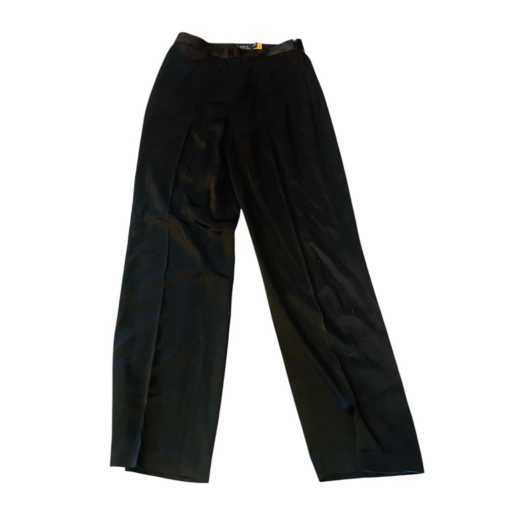 POLO Ralph Lauren Straight Leg Double Faced Satin Trouser - Picture 6 of 12